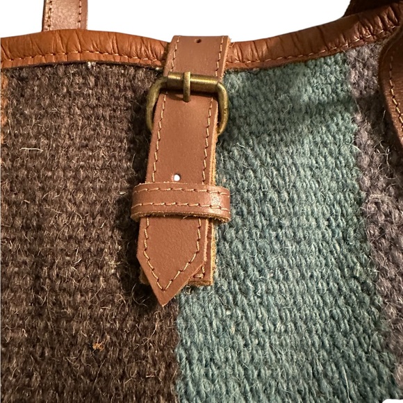 Raj Large Multicolor Striped Tote Bag - Picture 2 of 6